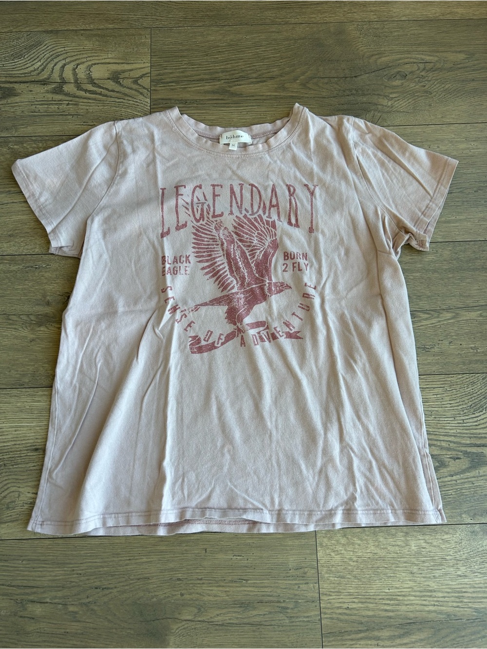 Bohme Legendary Eagle Graphic Tee in Dusty Pink